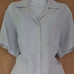 Vintage COUNTRY SUBURBANS Cotton Short Sleeve Blouse PLUS SIZE TOP Size 18